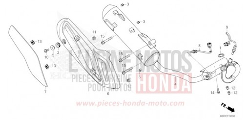 SILENCIEUX D'ECHAPPEMENT SH125ADT de 2026